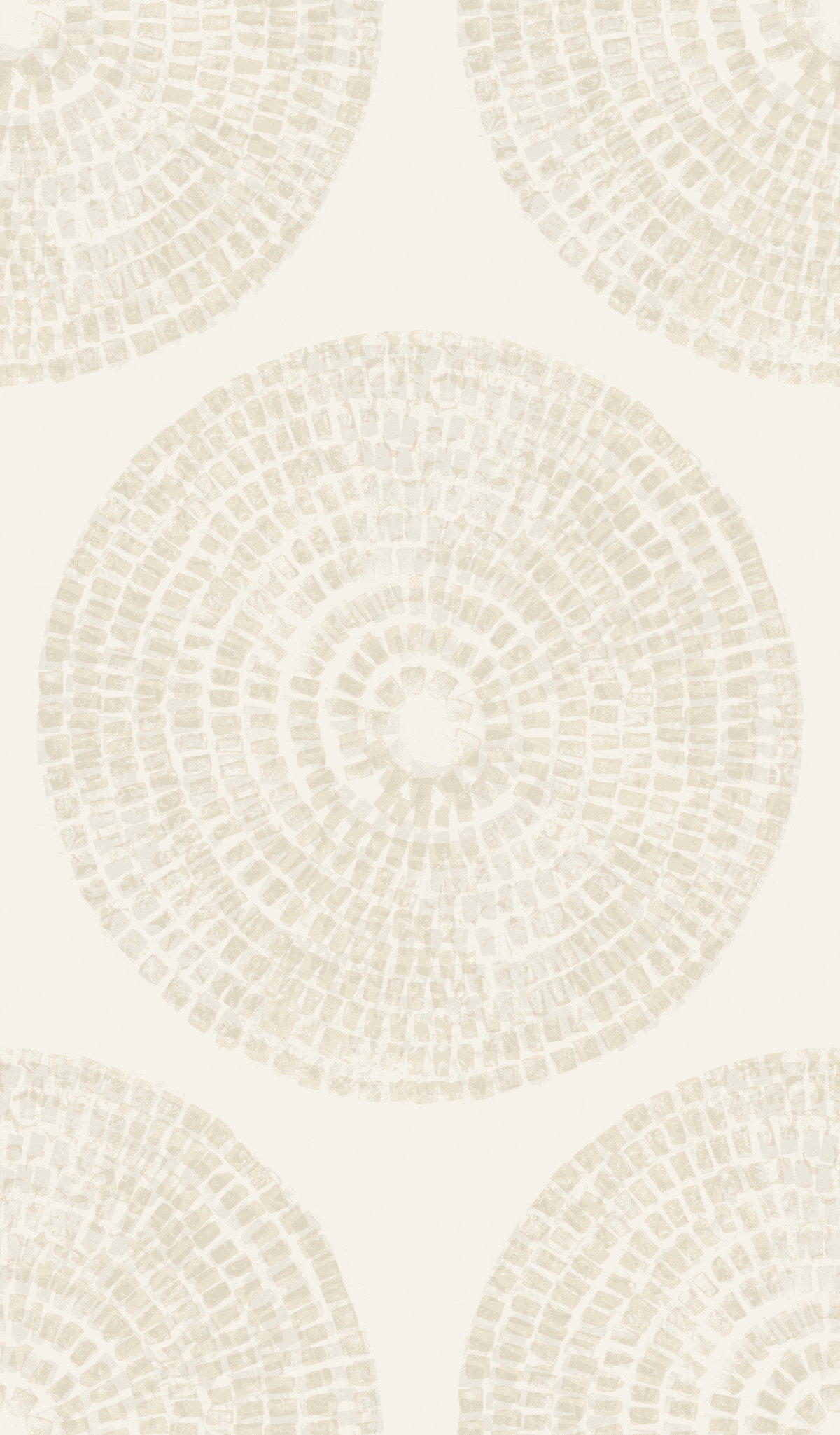 Medali Taupe Peel & Stick Wallpaper, by York Wall, 18' length x 1'8.5" width x 0.02" depth