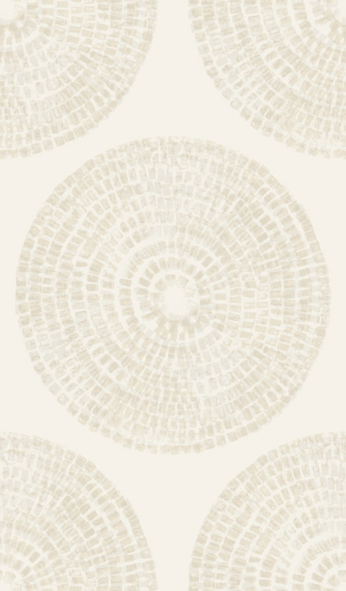 Medali Taupe Peel & Stick Wallpaper