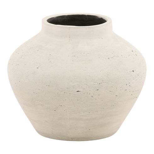 Jocasta Vase Antique White Large