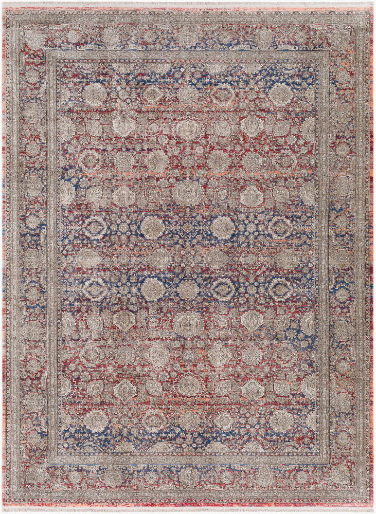 Eclipse Machine Woven Rug, by Surya, 1'3.75" length x 1'3.75" width