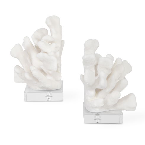 Charbel White Bookends, Set/2