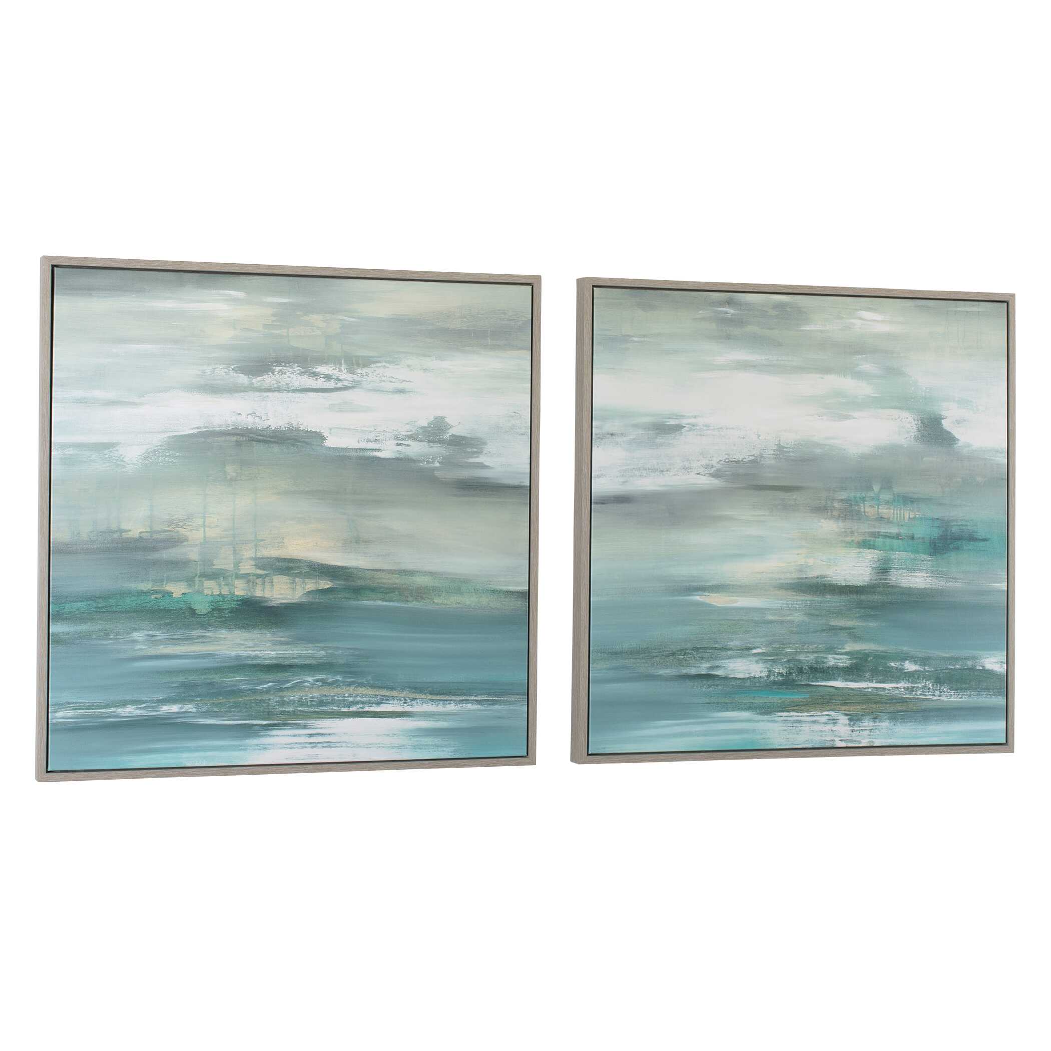 Tranquil State Of Mind Framed Canvases, S/2 large image 