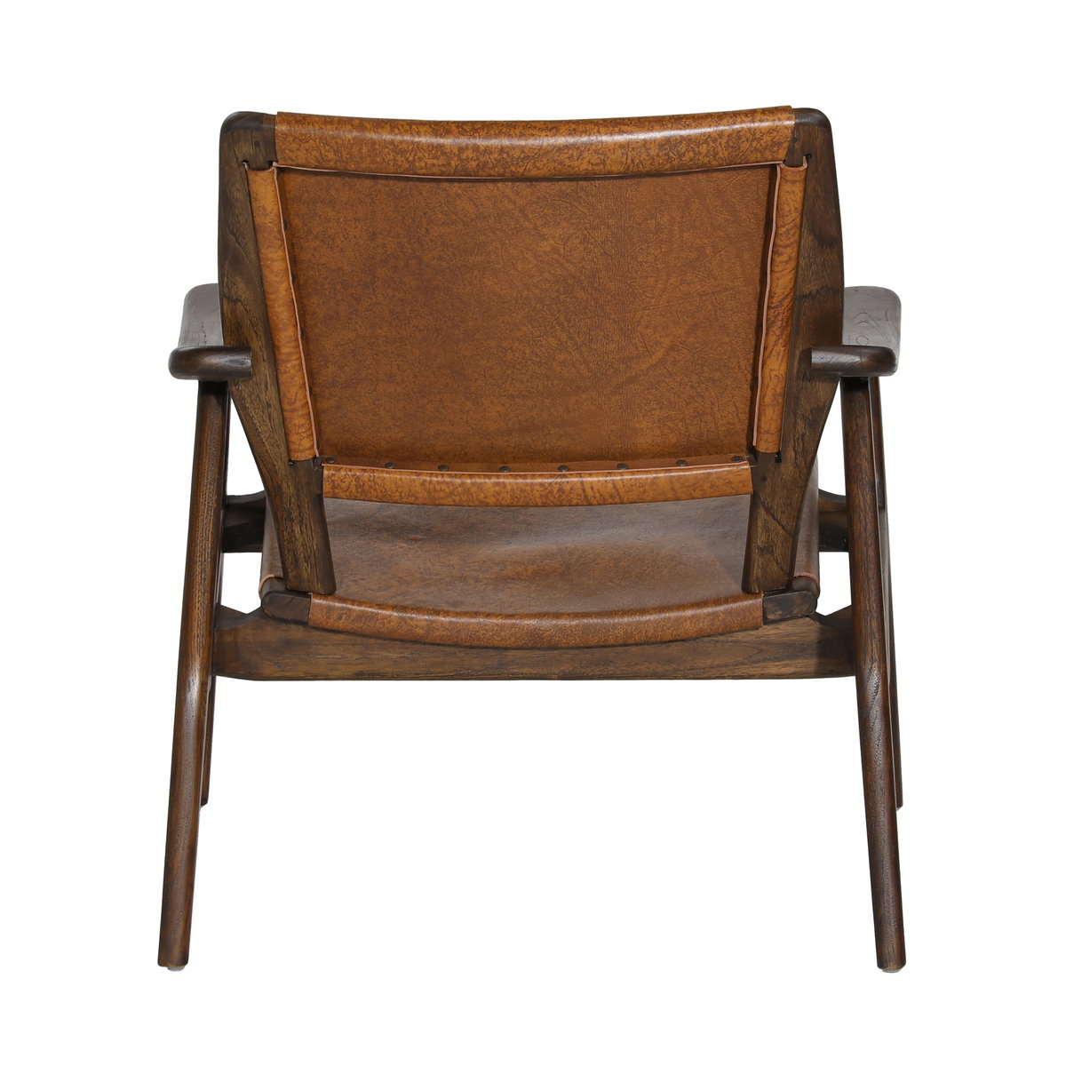 Dania Occasional Chair Brown, Accent Chair by Dovetail, 29.7" width x 32.28" height x 30.5" depth View 4