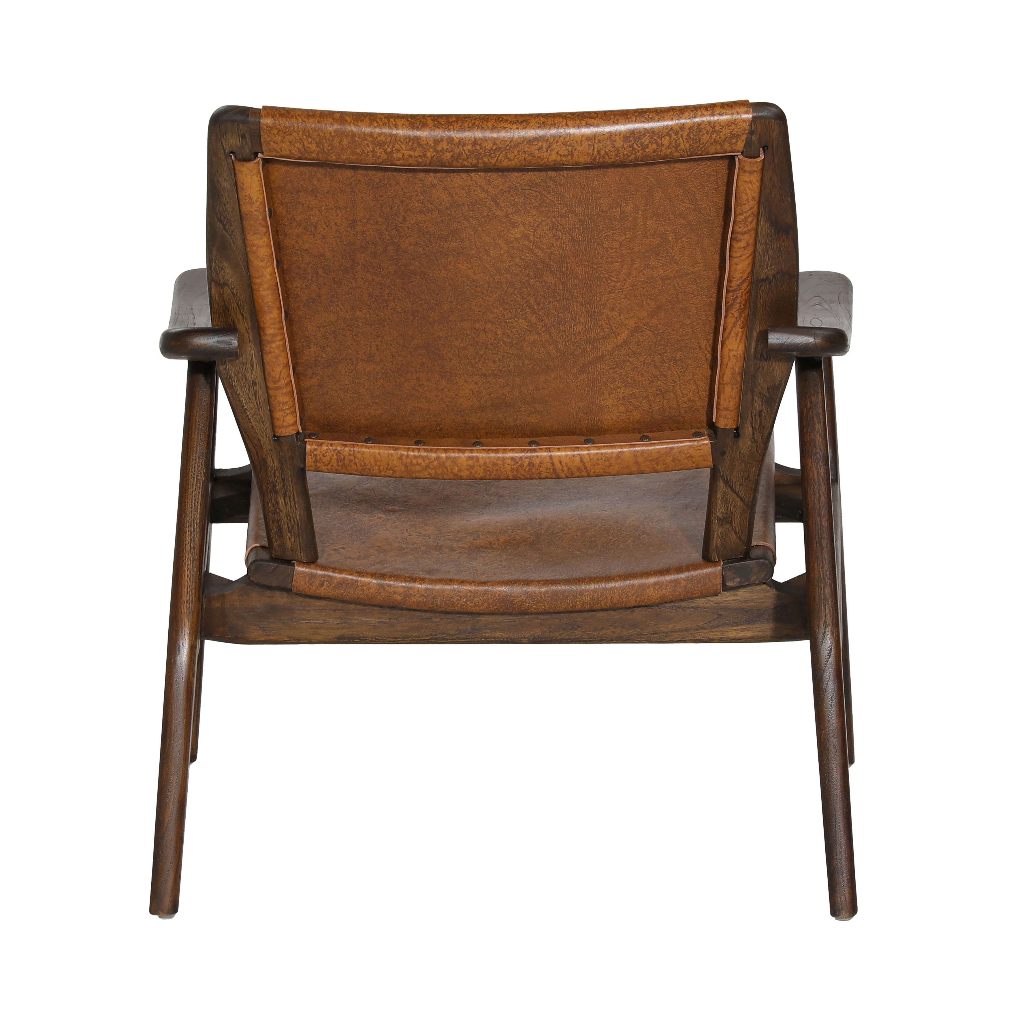 Dania Occasional Chair Brown, Accent Chair by Dovetail, 29.75" width x 31.89" height x 31" depth View 4