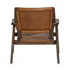 Dania Occasional Chair Brown, Accent Chair by Dovetail, 29.75" width x 31.89" height x 31" depth thumbnail 4