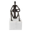 Sit Back Relax And Read Iron Sculpture, Decorative by Uttermost, 4" width x 6" height x 8.75" depth thumbnail 4