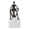 Sit Back Relax And Read Iron Sculpture, Figurines & Statue by Uttermost, 4" width x 6" height x 8.75" depth thumbnail 4