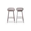 Piazza Outdoor Barstool Grey - Set Of Two, Outdoor Chair by Moe's Home, 1'7.29" width x 3'1.2" height x 1'7.68" depth thumbnail 3