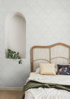 Beachcomber Green & White Wallpaper thumbnail 2