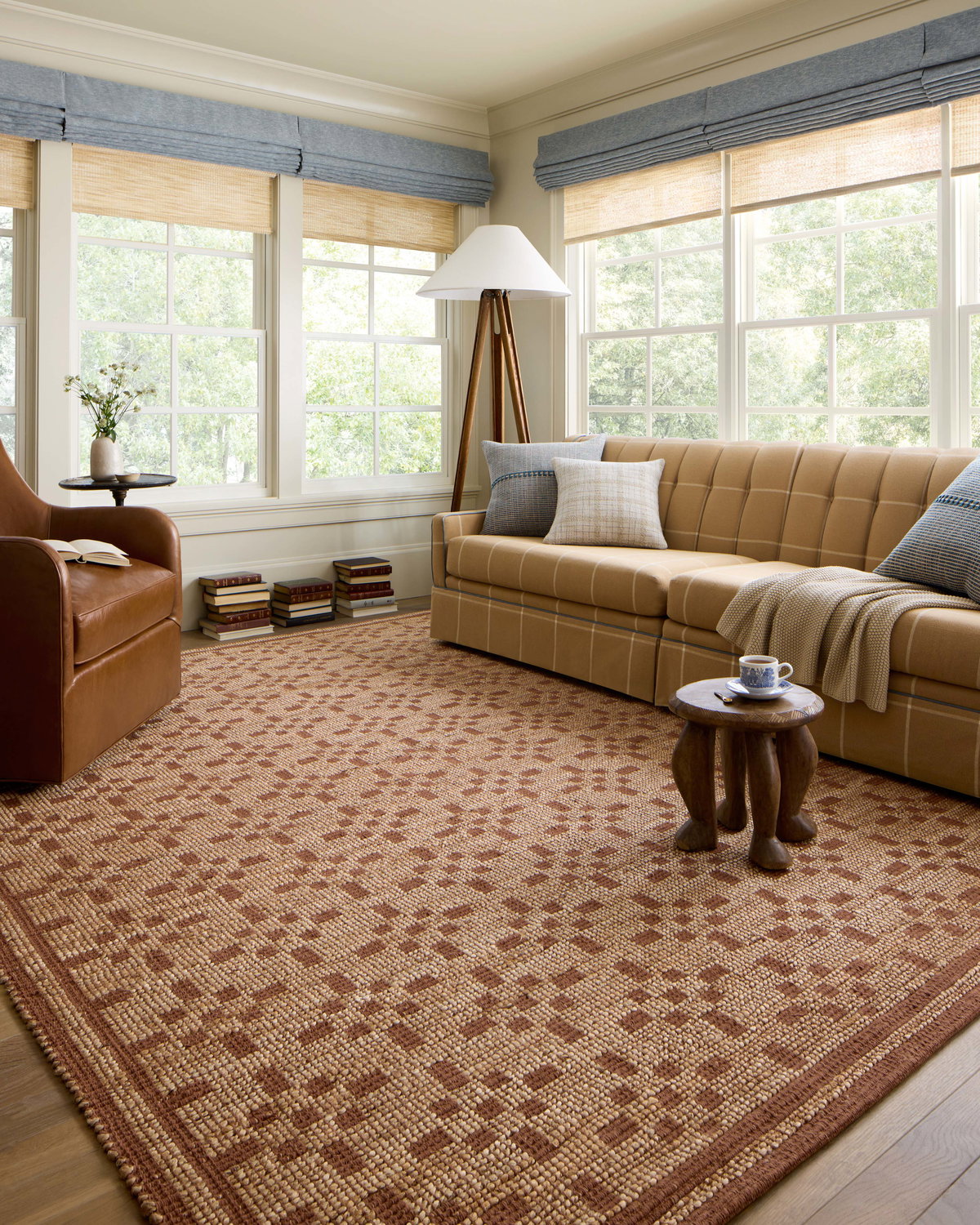 Chris Loves Julia x Loloi Judy Rug, 1'6" length x 1'6" width View 2