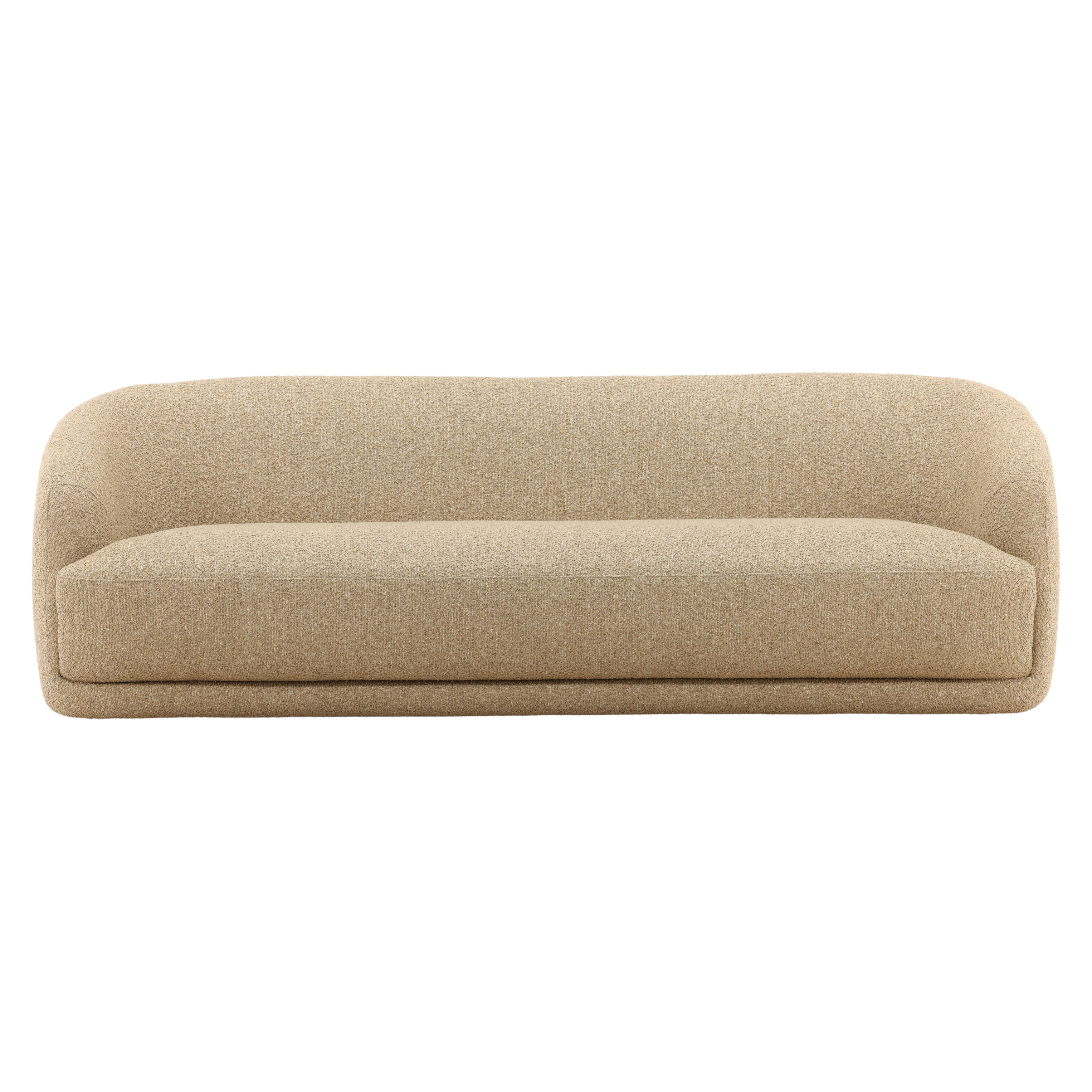 Yulissa Sofa Camel, Sofas & Sectional by Dovetail, 94.5" width x 30" height x 38.5" depth View 2