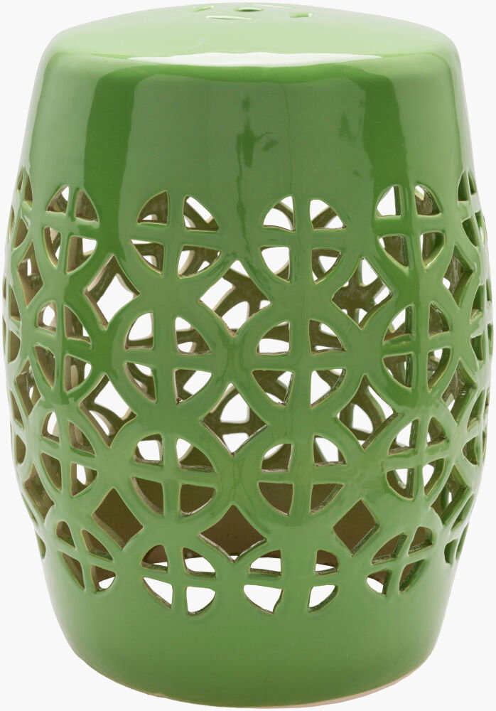 Ridgeway Garden Stool, Outdoor Furniture by Surya, 1'1" width x 1'5" height