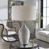 Dinah Gray Textured Table Lamp, by Uttermost, 1'7" width x 2'7" height x 1'7" depth thumbnail 2