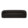 Faye Sofa Black Boucle, Sofas & Sectional by Moe's Home, 90" width x 29.8" height x 33.7" depth thumbnail 1