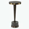 Masika Bronze Accent Table, Side & End Table by Uttermost, 10.5" width x 21.62" height x 10.5" depth thumbnail 1