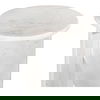 Grace Accent Table White Marble, Side & End Table by Moe's Home, 14" width x 20" height x 14" depth thumbnail 5