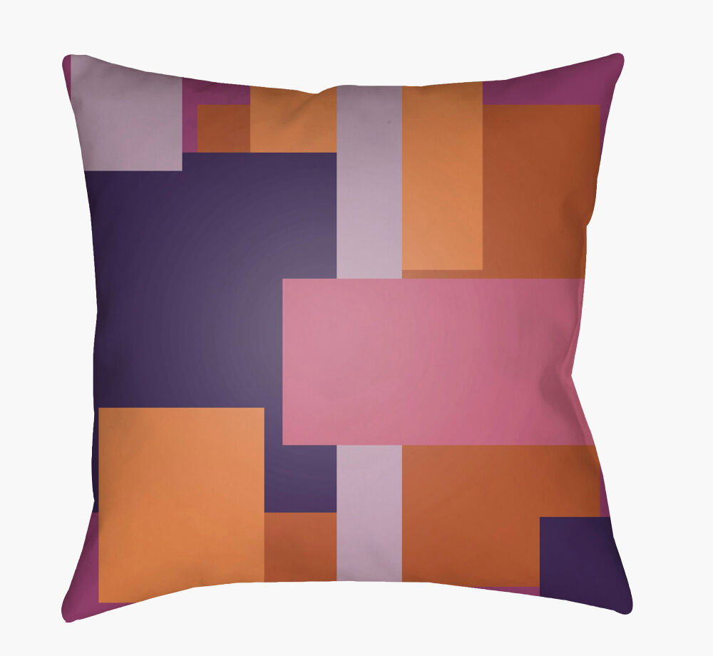 Moderne Accent Pillow, Decorative Pillow by Surya, 18" length x 18" width