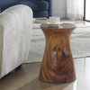 Swell Wooden Accent Table, Side & End Table by Uttermost, 13" width x 18" height x 13" depth thumbnail 2
