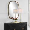 Varenna Aged Gold Vanity Mirror, by Uttermost, 2'3.12" width x 3'2.12" height x 1.87" depth thumbnail 4