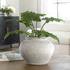 Floreana Round White Vase, by Uttermost, 12" width x 9" height x 12" depth thumbnail 2