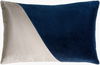 Cotton Velvet Lumbar Pillow, Decorative Pillow by Surya, 13" length x 20" width thumbnail