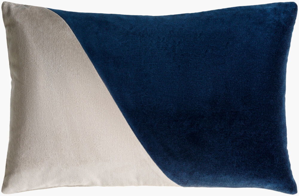 Cotton Velvet Lumbar Pillow large image 