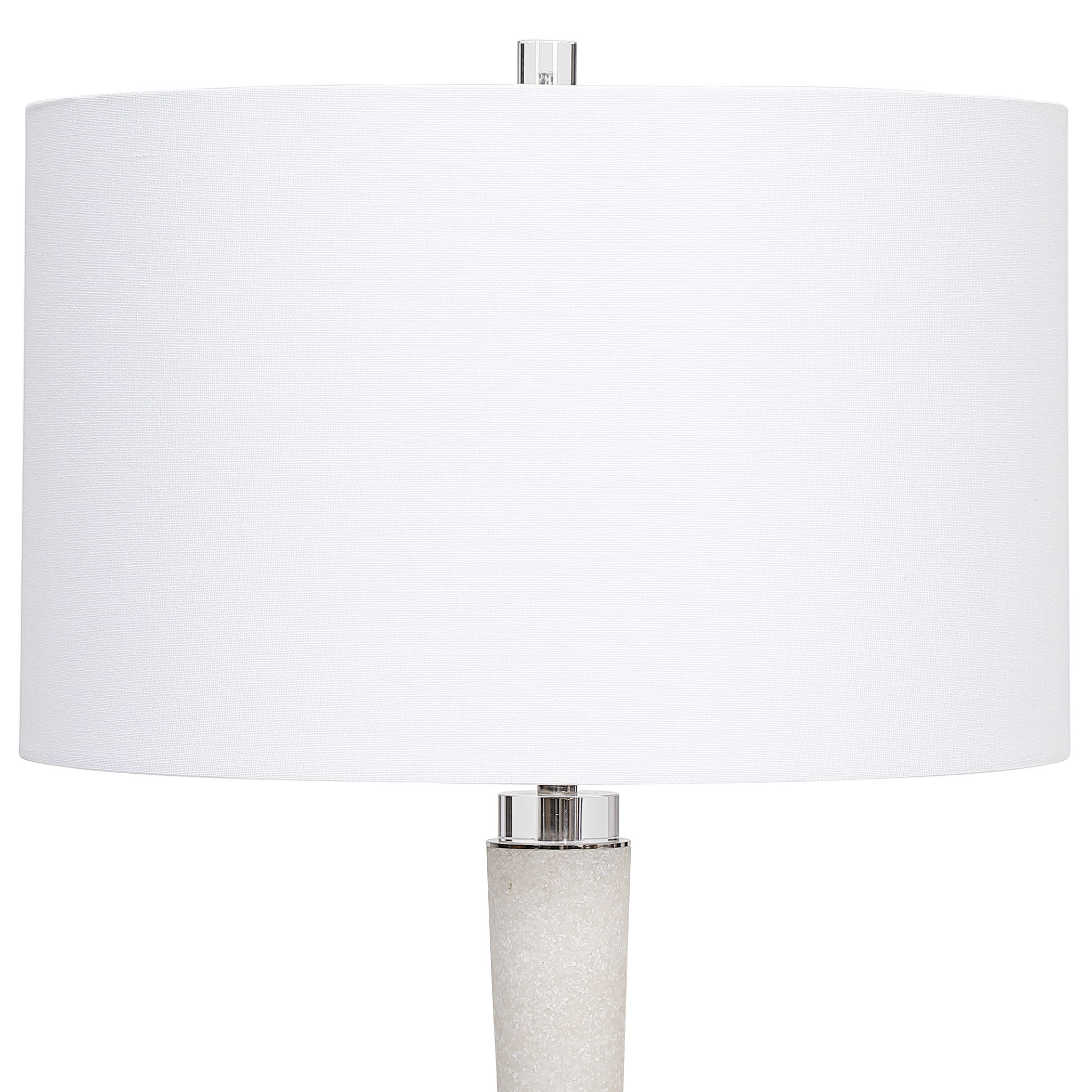 Kently White Marble Table Lamp large image 