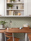 Cross Stitch Grey Wallpaper, by York Wall, 33' length x 1'8.5" width x 0.02" depth thumbnail 3