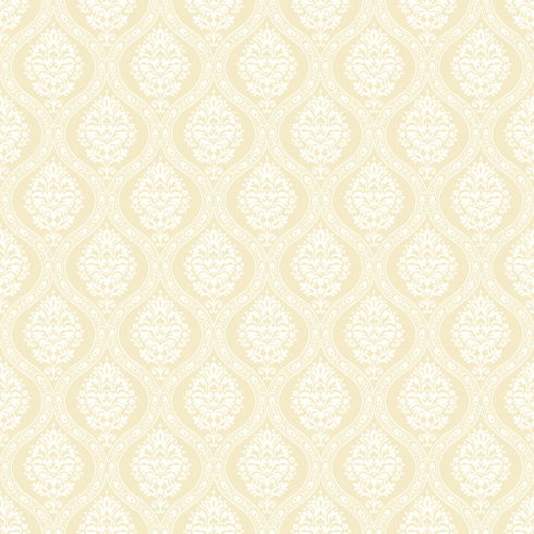 Petite Ogee Yellow Wallpaper