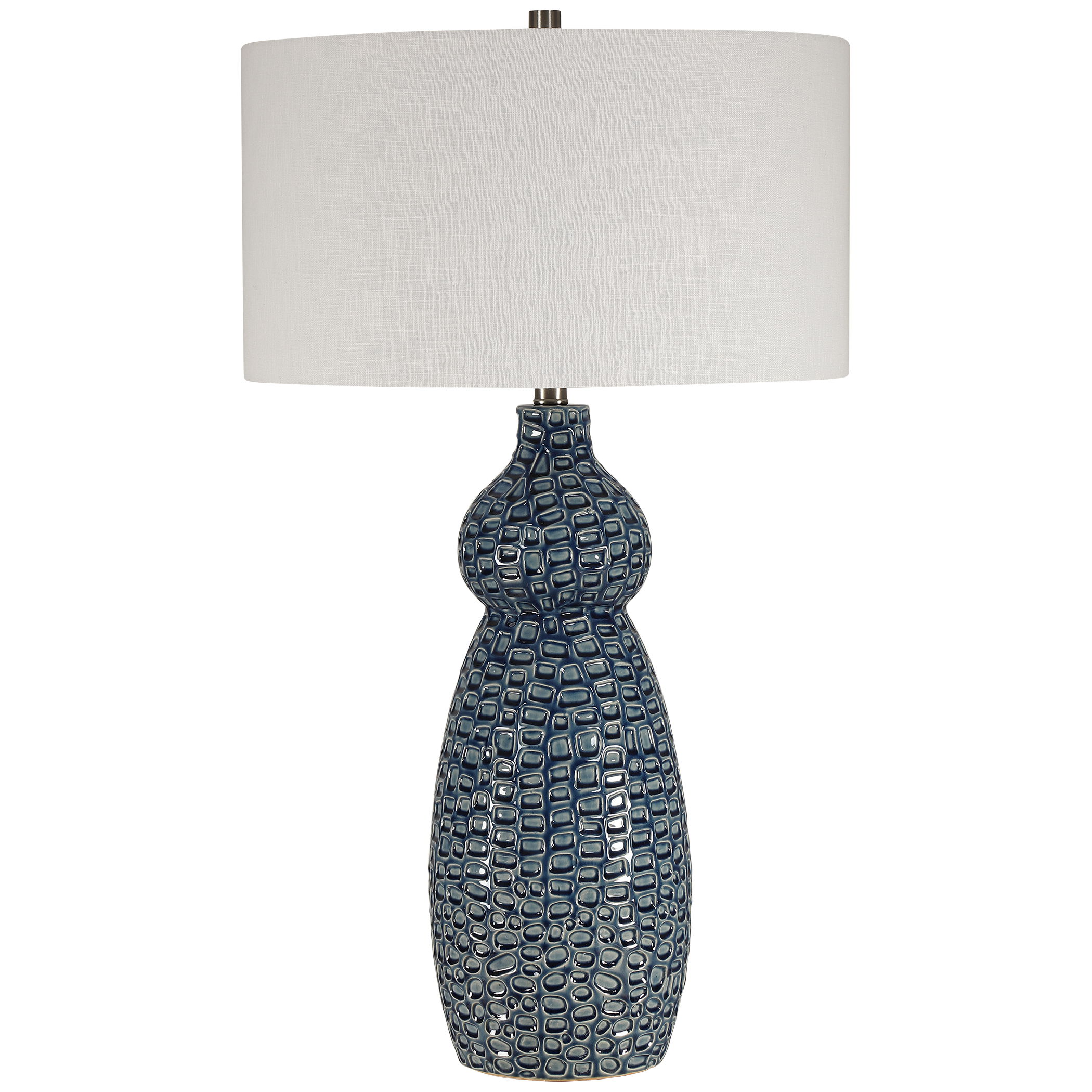 Holloway Cobalt Blue Table Lamp large image 