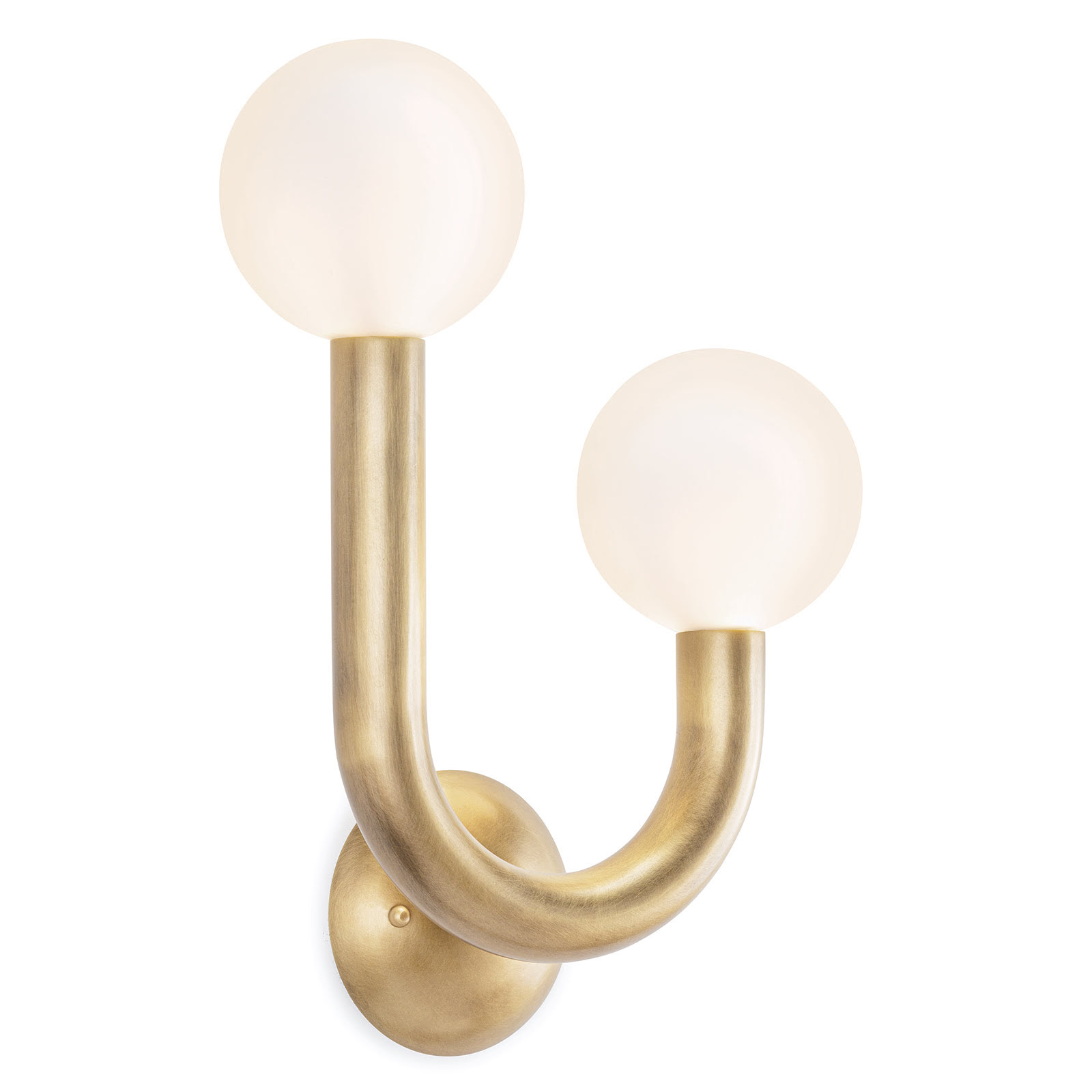 Happy Sconce Left Side (Natural Brass), by Regina Andrew Detroit, 11.25" width x 16.25" height x 5.5" depth View 5