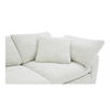 Clay Modular Sofa Coastside Sand, Sectional Sofa by Moe's Home, 133.5" width x 32.5" height x 44.5" depth thumbnail 6