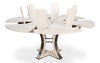 Tower Jupe Dining Table Med Working Wht, by Sarreid, 4'7" length x 4'7" width x 2'6" height thumbnail 9