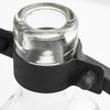Monica I Short Black Metal Glass Bottle Vase thumbnail 7