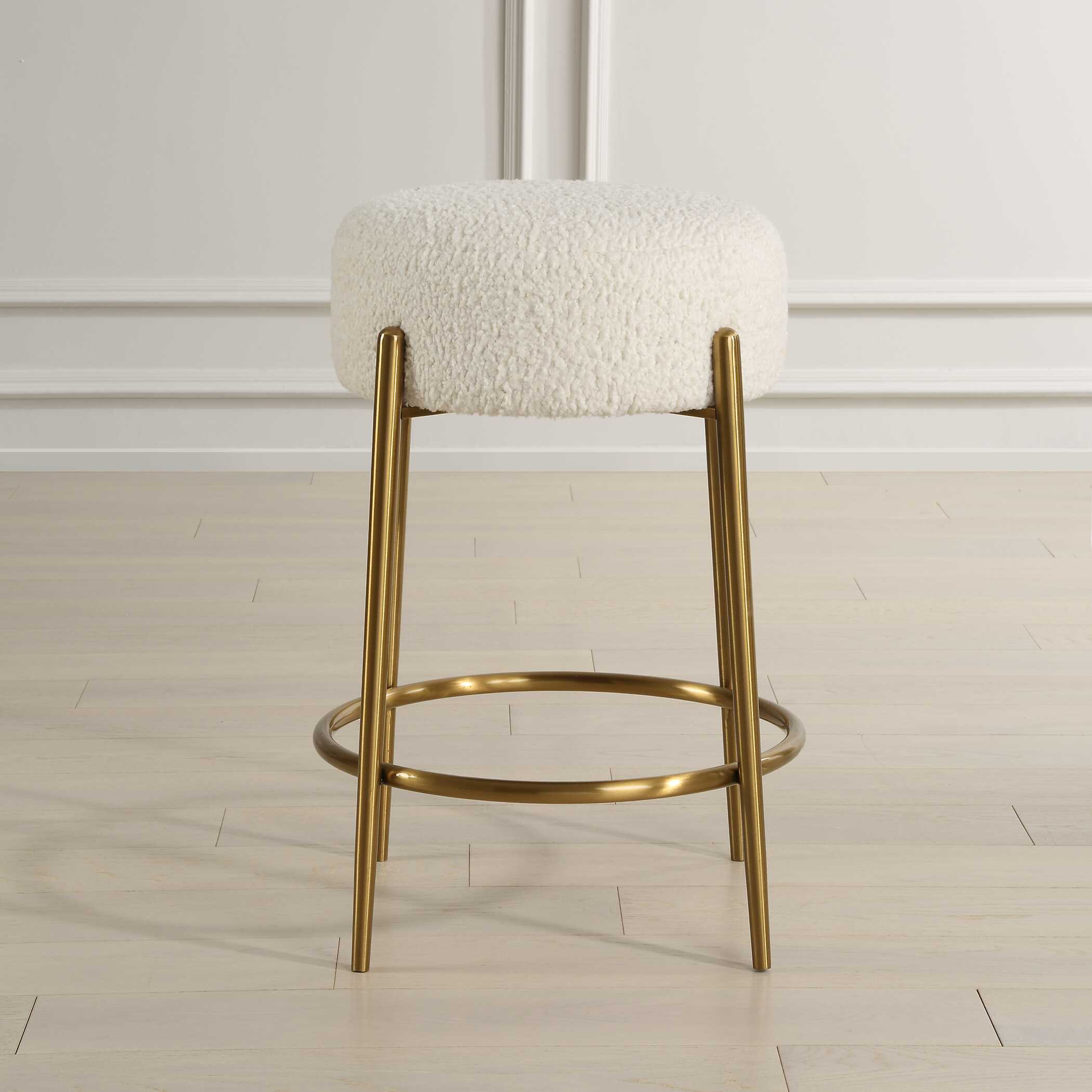 Arles Brass Counter Stool large image 