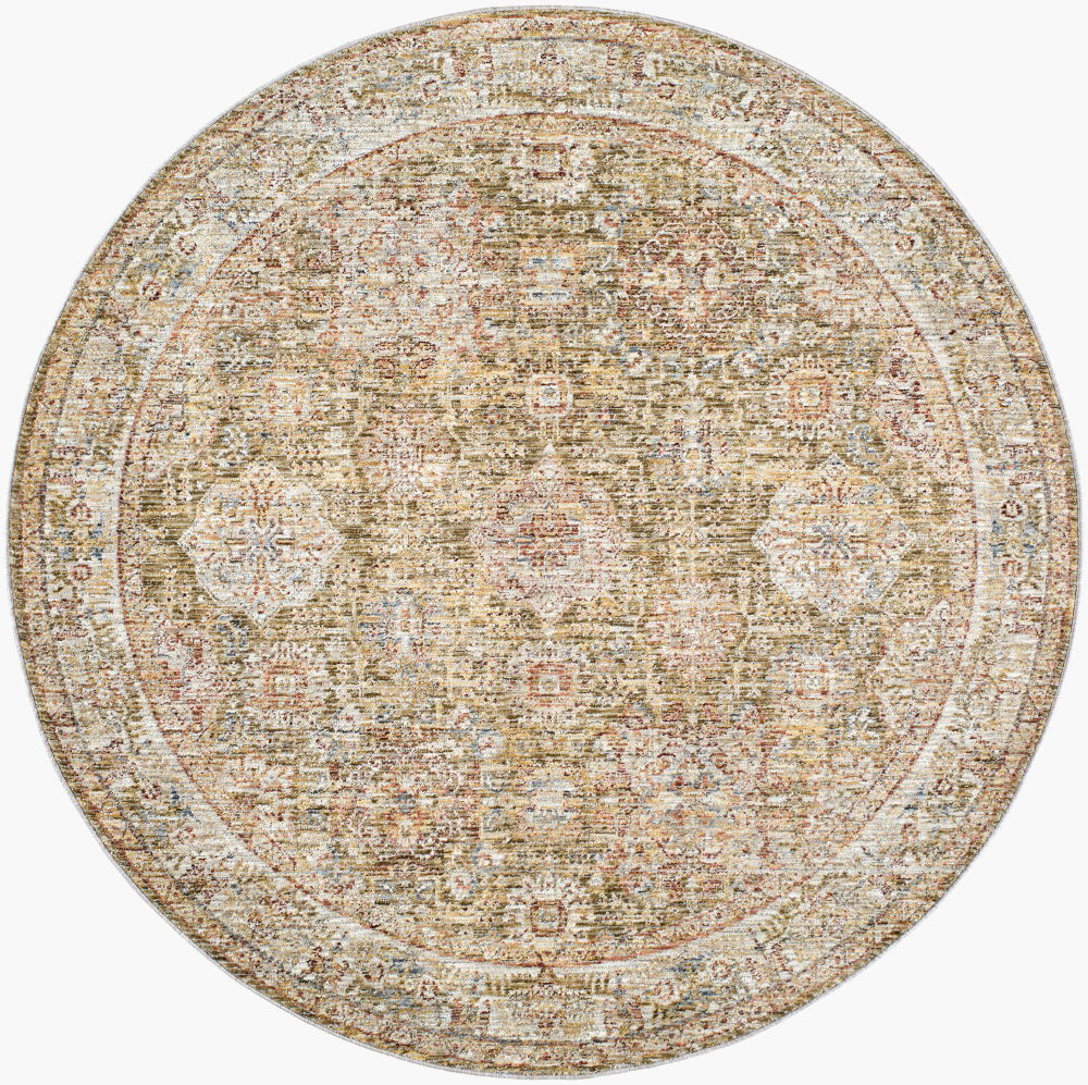 Naila Machine Woven Rug, by Surya, 5'2.99" length x 5'2.99" width