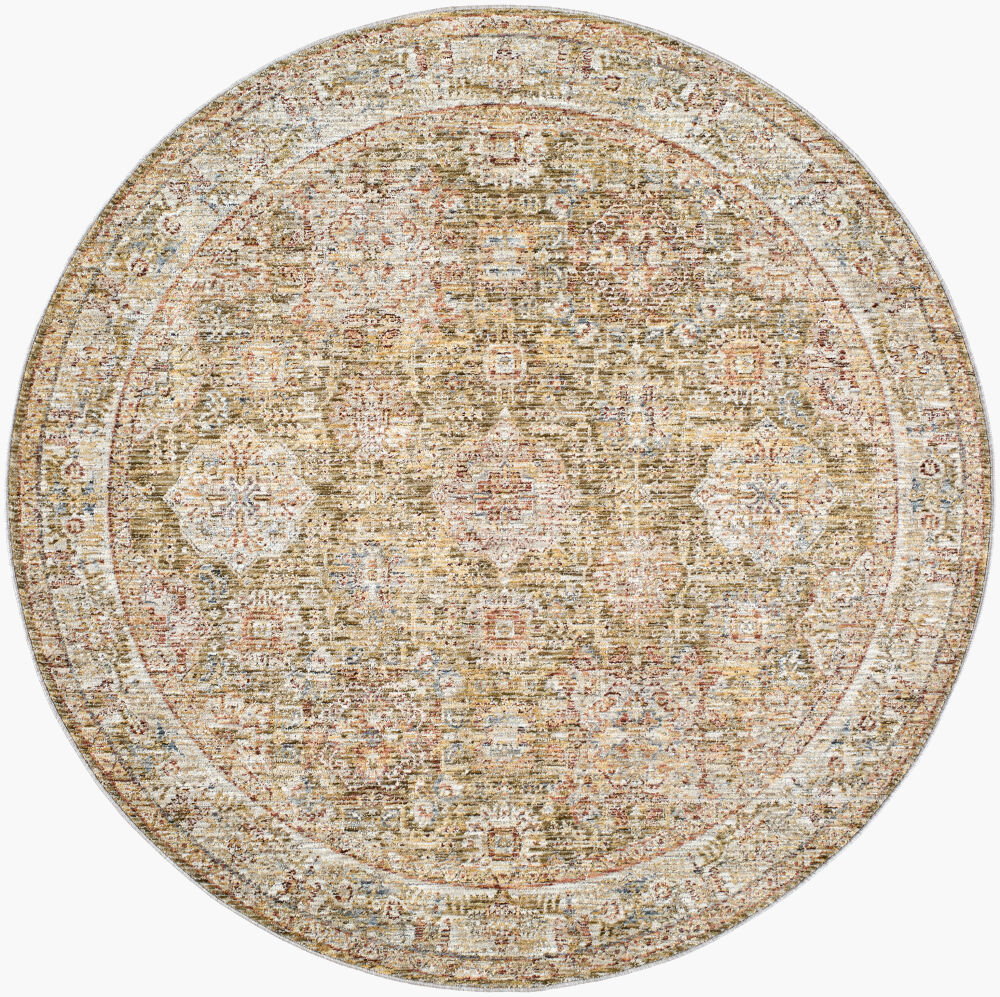 Naila Machine Woven Rug, by Surya, 5'2.99" length x 5'2.99" width