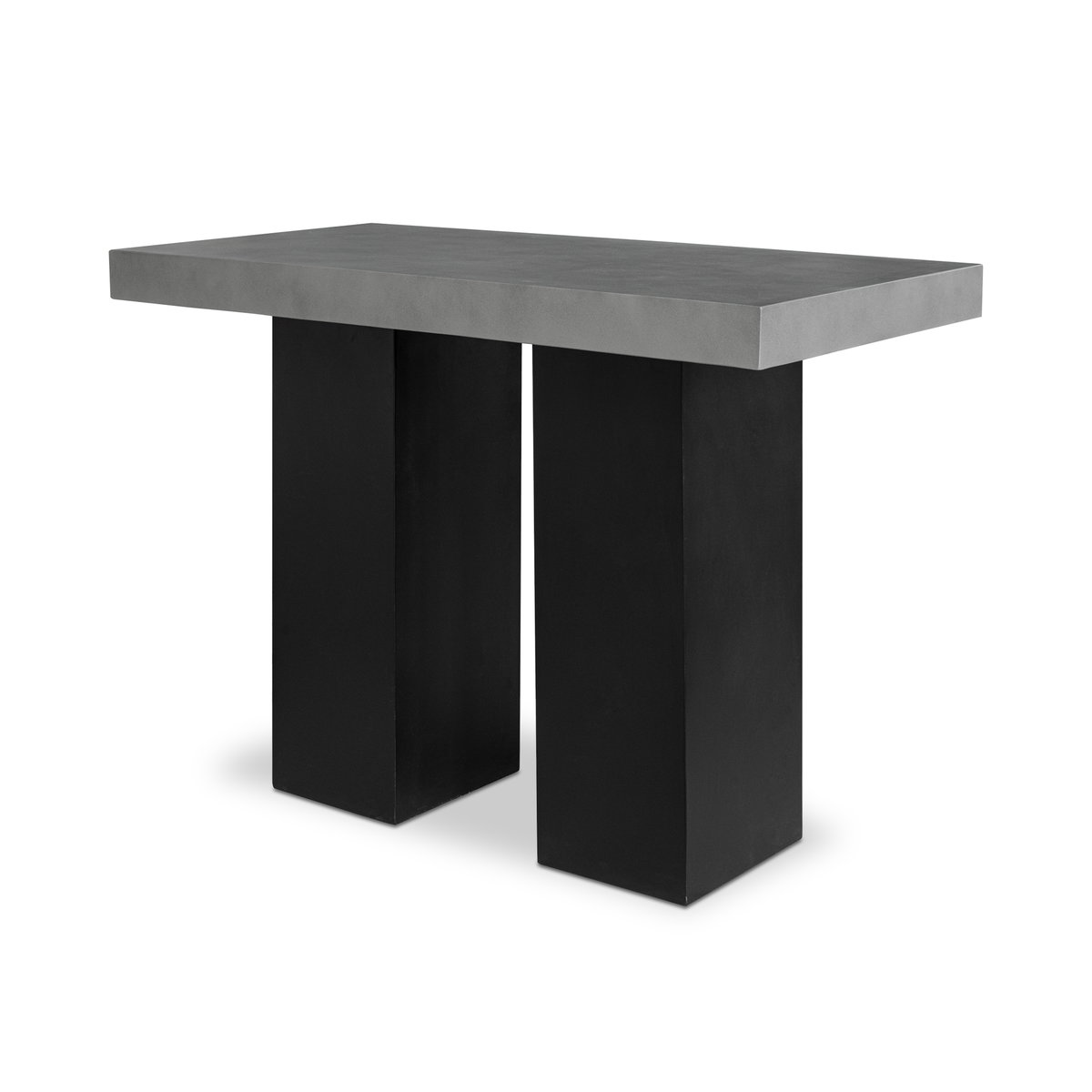 Lithic Outdoor Bar Table Grey, Outdoor Chair by Moe's Home, 5'3" width x 3'7.25" height x 2'3.5" depth View 2