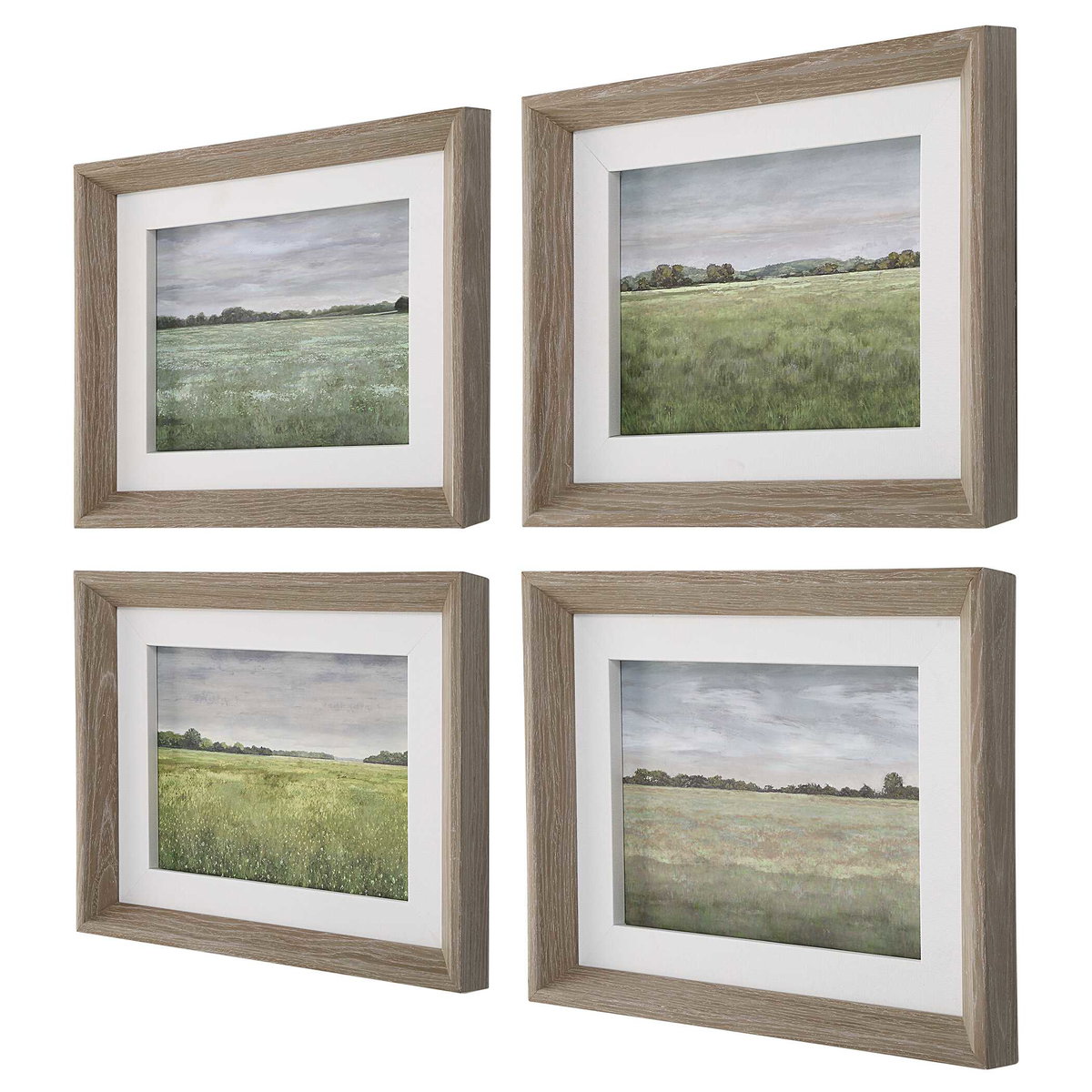 Quiet Meadows Framed Prints Set/4, by Uttermost, 1'4.87" width x 1'1.87" height x 2" depth View 4
