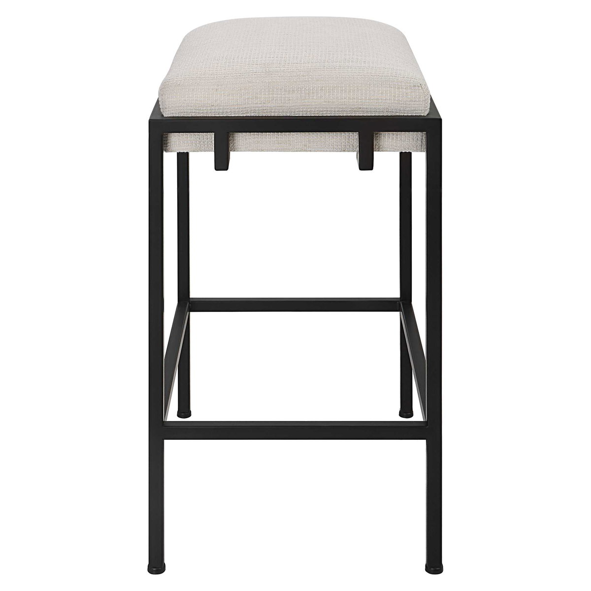 Paradox Counter Stool, Furniture by Uttermost, 18" width x 26.5" height x 14.12" depth View 5