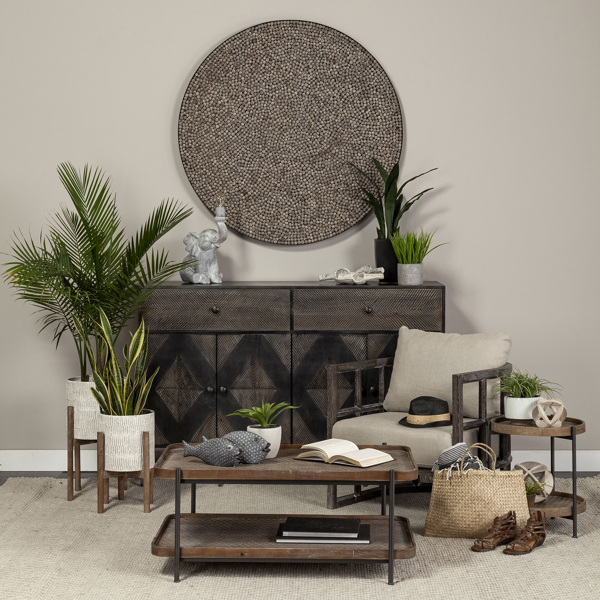 Skylar I Cream Fabric Covered Cushioned Demi-Lune Wooden Frame Accent Chair large image 