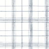 Farmhouse Plaid Navy & White Wallpaper thumbnail 0