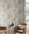 Streaming Cheetah Grey Wallpaper, by York Wall, 27' length x 2'3" width x 0.02" depth thumbnail 3