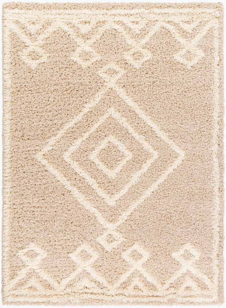 Urban Shag Machine Woven Rug, by Surya, 1'3.75" length x 1'3.75" width