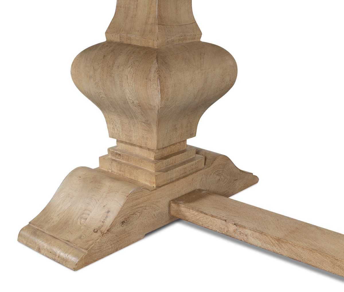 Wesley Dining Table, by Sarreid, 3'9" length x 7'10" width x 2'8" height View 12