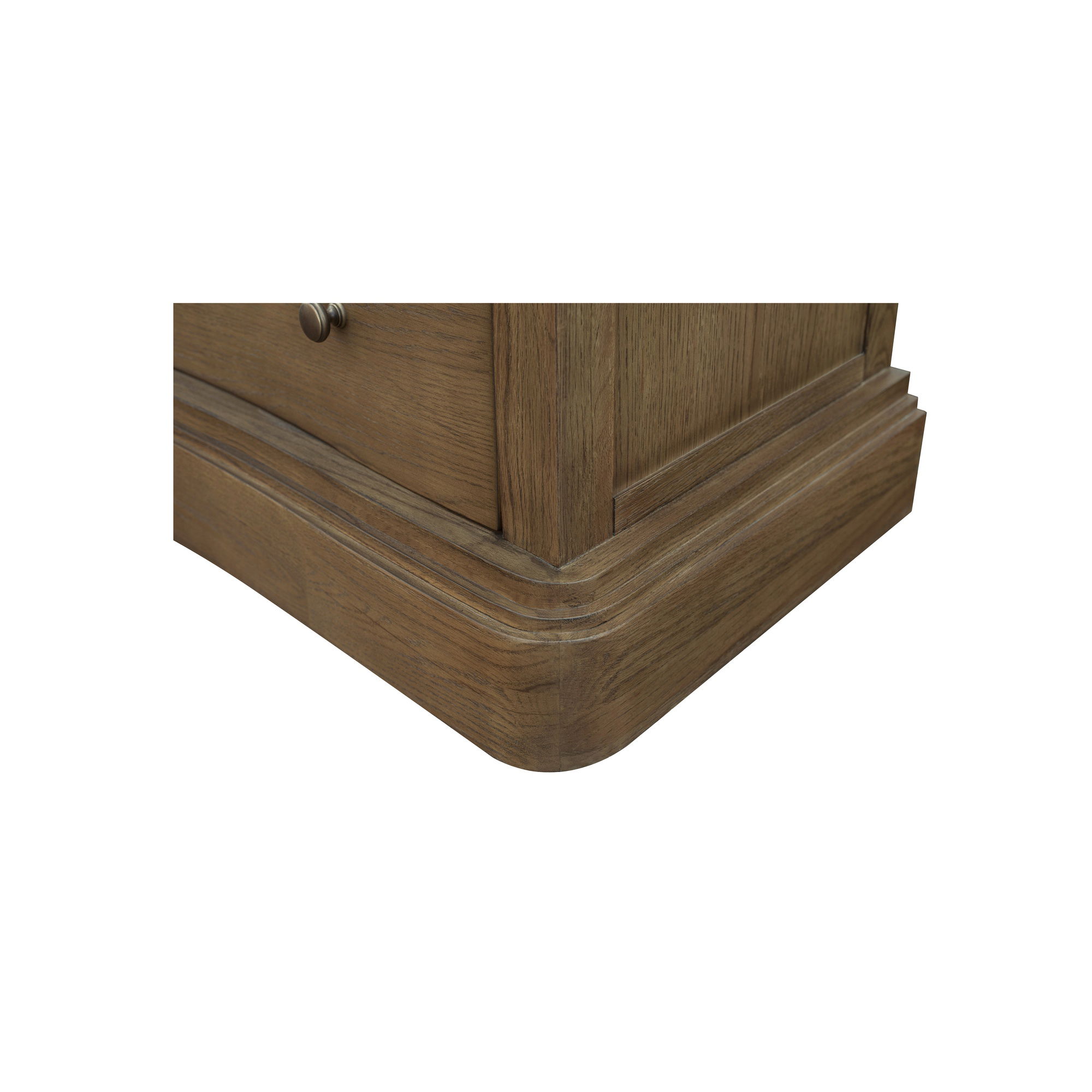 Clarence 6 Drawer Dresser Warm Brown, by Moe's Home, 72" width x 32" height x 18" depth View 5