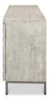 Cubist Four Door Sideboard, Cabinets & Sideboard by Sarreid, 79" length x 20" width x 34" height thumbnail 4