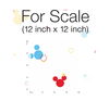 Disney Minnie Mouse Dots Blue & Yellow Wallpaper thumbnail 1