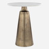 Midsummer Antique Brass Accent Table, Side & End Table by Uttermost, 20" width x 24" height x 20" depth thumbnail 1