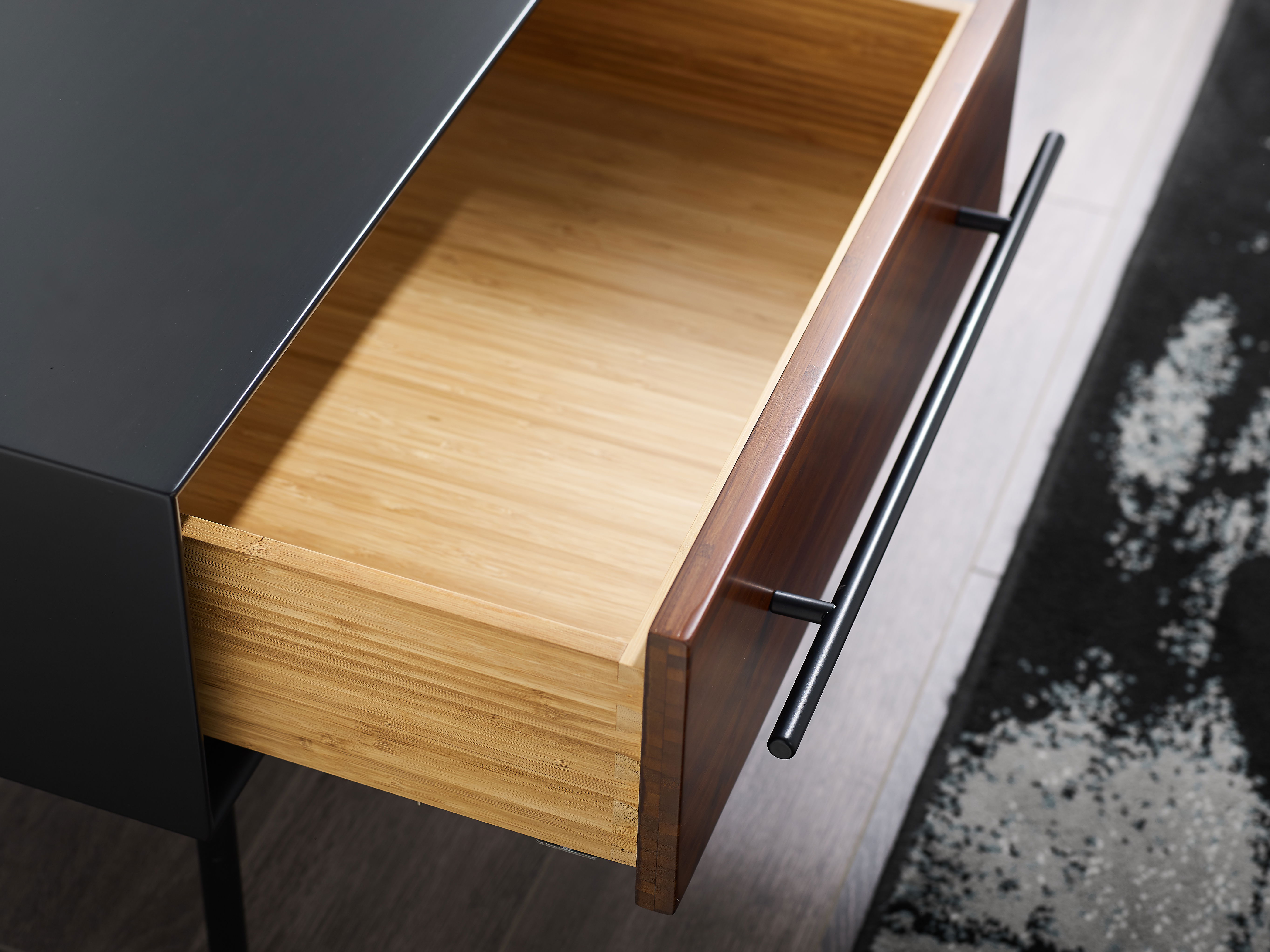 Park Avenue 1 Drawer Nightstand, Ruby, by Greenington, 15.75" length x 22" width x 15.5" height View 10